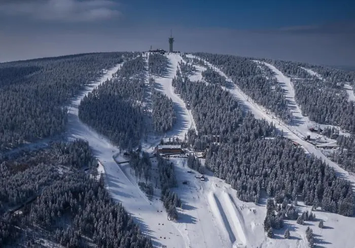 Mustang Klinovec Апартаменты Лоучна-под-Клиновцем